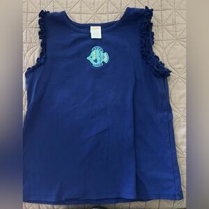 Gymboree Blue Kids Ruffle Sleeve Top